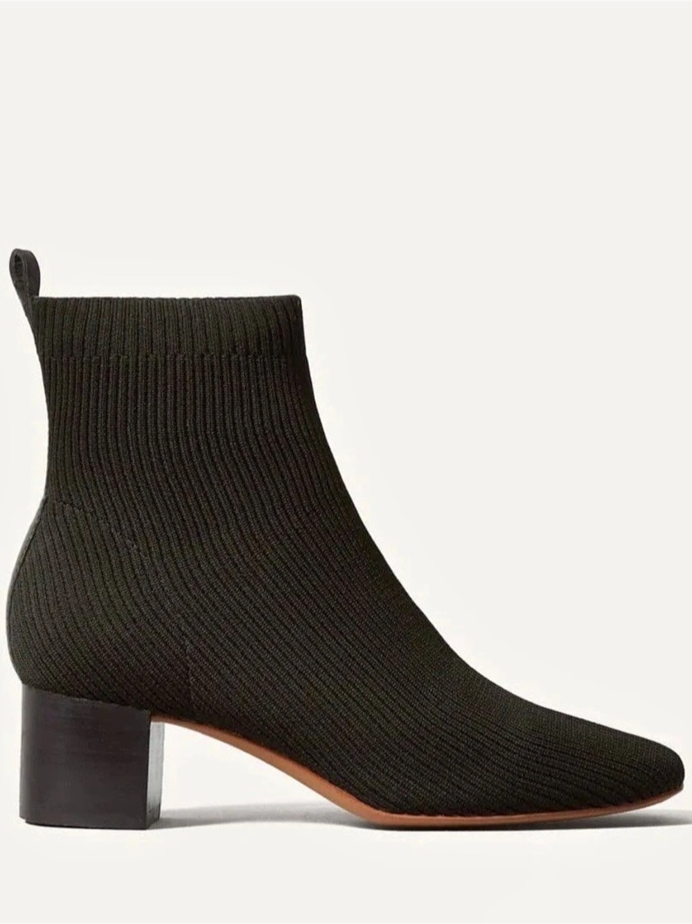 Everlane The Day Boot in ReKnit Black Ankle Boots US 10